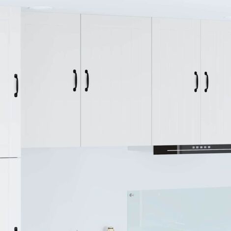 Wall Cabinet LUCCA White 50 x 31 x 80 cm Engineered Wood vidaXL