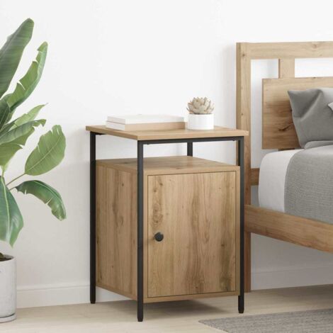 Bedside Cabinet Artisan Oak 40 x 42 x 60cm Engineered Wood vidaXL (1/5)