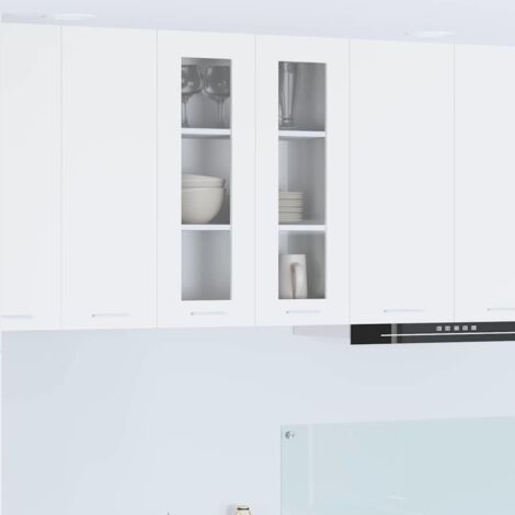 Hanging Cabinet with Door White 60 x 31 x 80 cm Engineered Wood vidaXL (1/5)