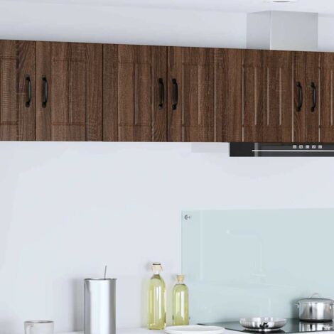 Wall Cabinet LUCCA Brown Oak 30 x 31 x 40 cm Engineered Wood vidaXL