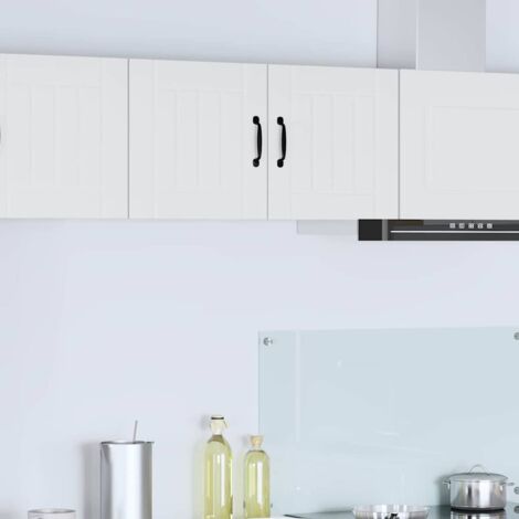 Wall Cabinet LUCCA White 80 x 31 x 40 cm Engineered Wood vidaXL