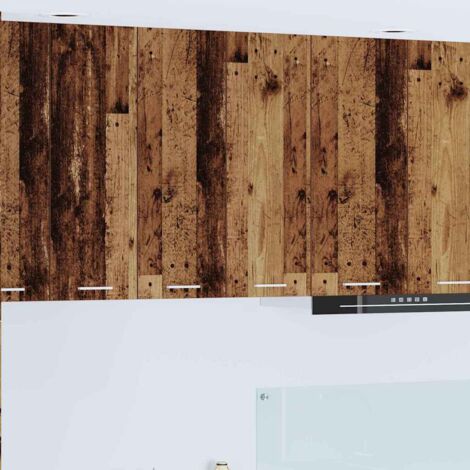 Hanging Cabinet Old Wood 60 x 31 x 80 cm Engineered Wood vidaXL