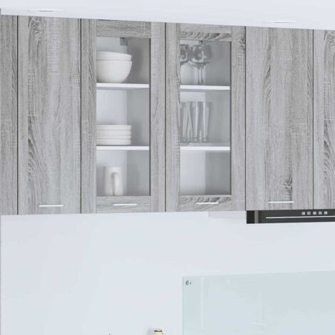 Hanging Cabinet Grey Sonoma 40 x 31 x 80 cm Engineered Wood vidaXL (1/5)