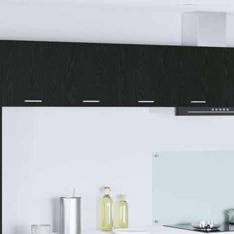 Hanging Cabinet Black Oak 80 x 31 x 40 cm Engineered Wood vidaXL (1/5)