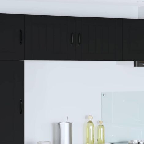 Wall Cabinet LUCCA Black 50 x 31 x 40 cm Engineered Wood vidaXL