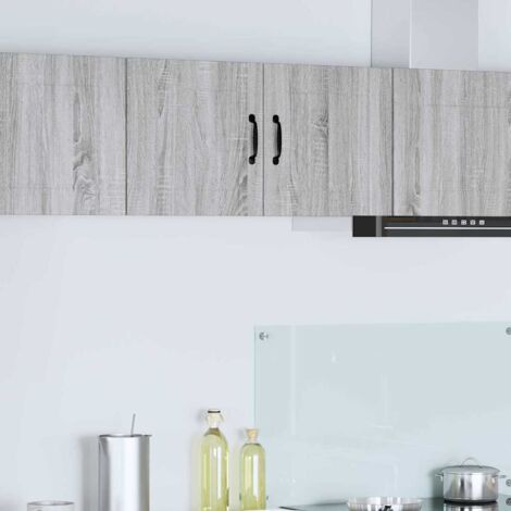 Wall Cabinet LUCCA Grey Sonoma 80 x 31 x 40 cm Engineered Wood vidaXL