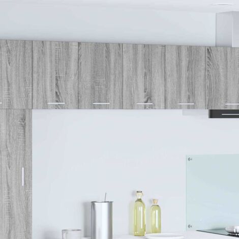 Hanging Cabinet 2 pcs Grey Sonoma and White 60 x 31 x 40 cm vidaXL (1/5)