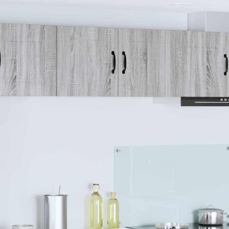 Wall Cabinet LUCCA Grey Sonoma 40 x 31 x 40 cm Engineered Wood vidaXL