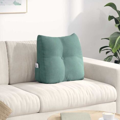 Back Pillow Sea Green 45 x 24 x 50 cm Velvet vidaXL