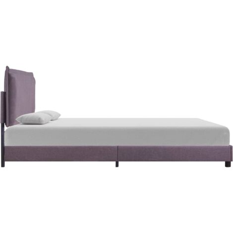 Bed Frame without Mattress Taupe Fabric 150x200 cm King Size vidaXL