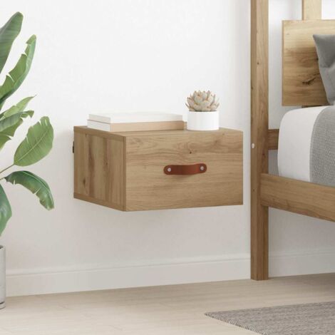 Wall-mounted Bedside Cabinet Artisan Oak 35 x 35 x 20 cm vidaXL (1/5)