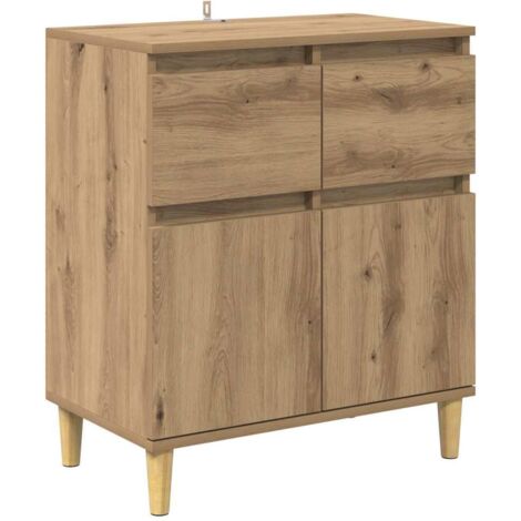 Sideboard Artisan Oak 60 x 35 x 70 cm Engineered Wood vidaXL