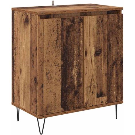 Sideboard Old Wood 60 x 35 x 70 cm Engineered Wood vidaXL