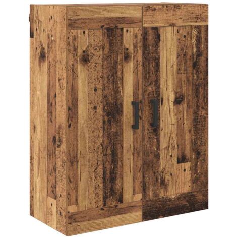 Wall Mounted Cabinet Old Wood 69.5 x 34 x 90 cm Engineered Wood vidaXL (1/5)