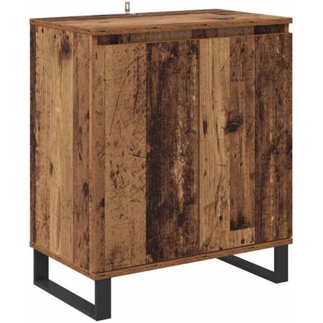 Sideboard Old Wood 60 x 35 x 70 cm Engineered Wood vidaXL (1/5)
