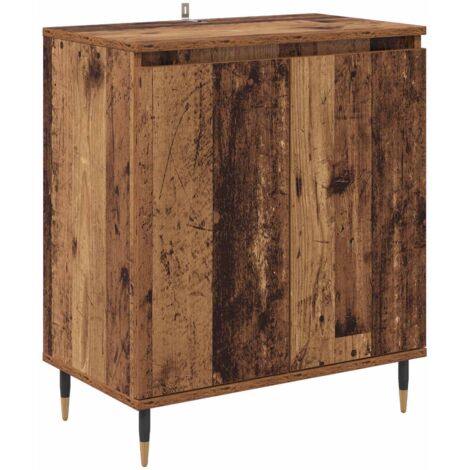 Sideboard Old Wood 60 x 35 x 70 cm Engineered Wood vidaXL (1/5)