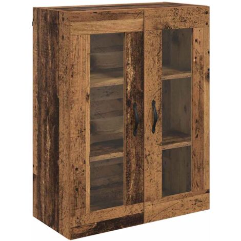 Wall Mounted Cabinet Old Wood 69.5 x 34 x 90 cm vidaXL (1/5)