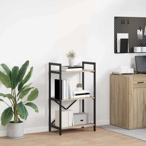 Bookshelf Sonoma Oak 56 x 34 x 96 cm Engineered Wood vidaXL (1/5)