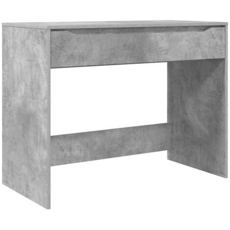 Desk with Drawer Concrete Grey 100 x 50 x 78 cm Engineered Wood vidaXL