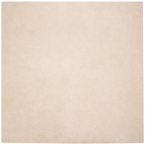 Anti-Slip Faux Rabbit Fur Rug OLITE Taupe 200 x 200 cm vidaXL
