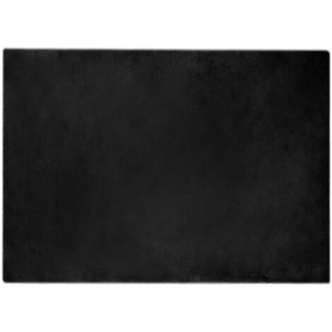 Anti-Slip Faux Rabbit Fur Rug OLITE Black 240 x 340 cm vidaXL