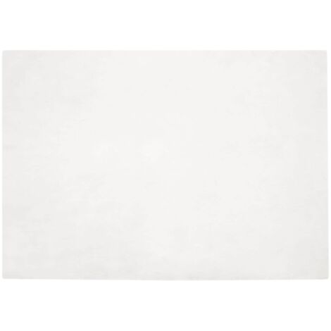 Anti-Slip Faux Rabbit Fur Rug OLITE White 120 x 170 cm vidaXL