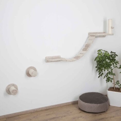 Cat Climbing Wall Matterhorn Wood Beige Kerbl