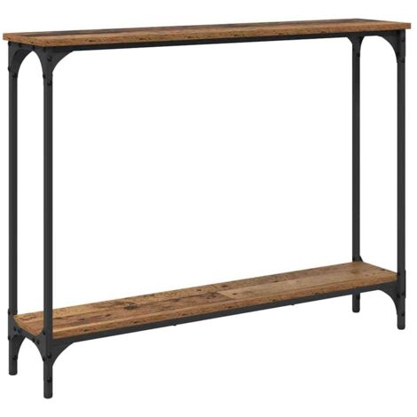 Console Table Old Wood 100 x 22.5 x 75 cm Engineered Wood vidaXL