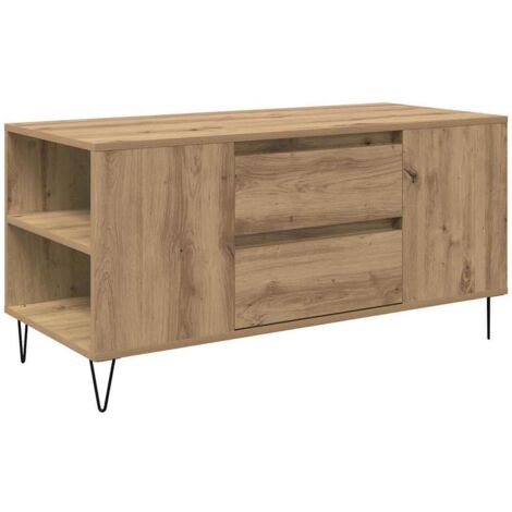Coffee Table Artisan Oak 102 x 44.5 x 50 cm Engineered Wood vidaXL (1/5)