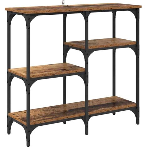 Console Table Old Wood 80 x 29 x 75 cm Engineered Wood vidaXL (1/5)