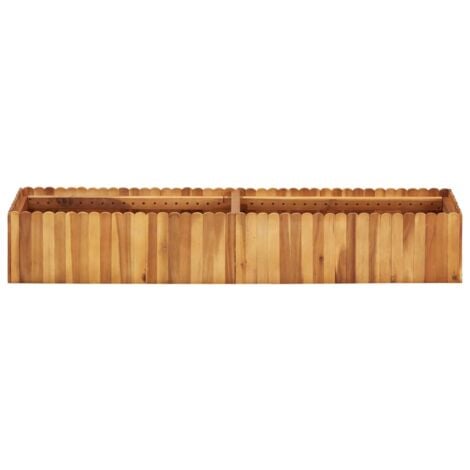 Garden Raised Bed 150x30x25 cm Solid Acacia Wood vidaXL