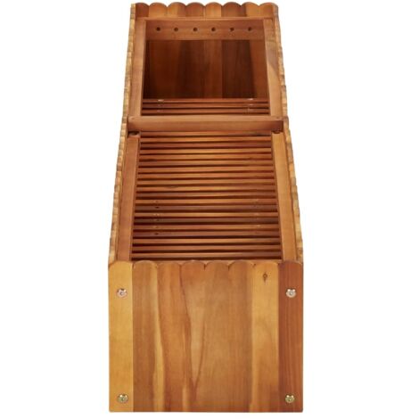 Garden Raised Bed 150x30x25 cm Solid Acacia Wood vidaXL