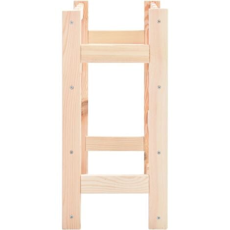 Wine Rack for 16 Bottles Pinewood vidaXL