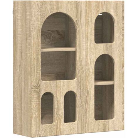 Hanging Cabinet with Shelf ELST Sonoma Oak 59 x 20 x 71.5 cm vidaXL (1/5)