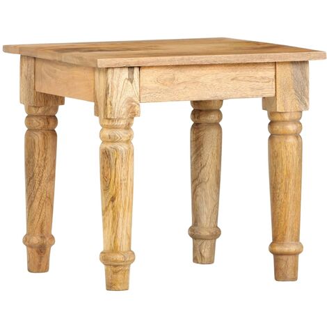 vidaXL Side Table 43x43x40 cm Solid Mango Wood - Brown