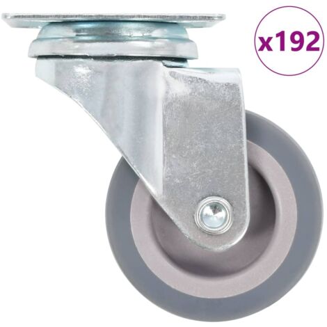 192 pcs Swivel Casters 50 mm vidaXL