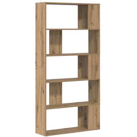 Book Cabinet Artisan Oak 80 x 24 x 159 cm Engineered Wood vidaXL