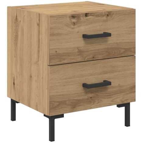 Bedside Cabinet Artisan Oak 40 x 35 x 47.5 cm Engineered Wood vidaXL (1/5)