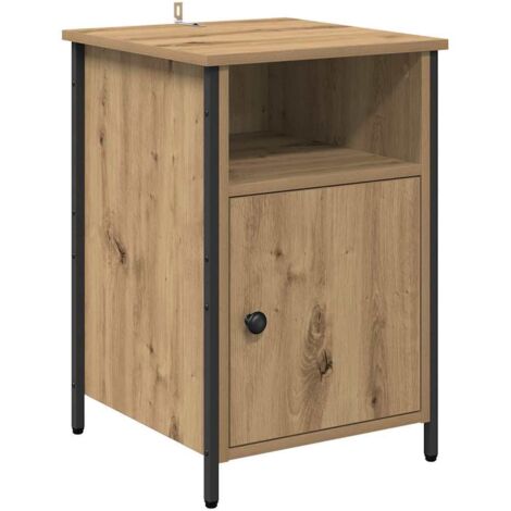 Bedside Cabinet Artisan Oak 40 x 42 x 60 cm Engineered Wood vidaXL (1/5)