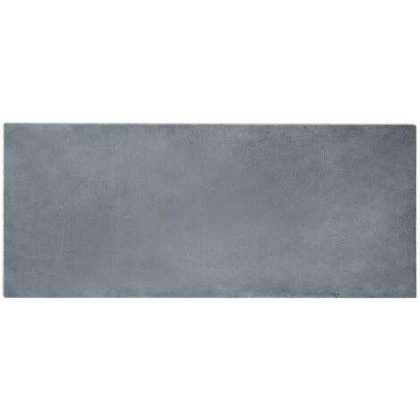 Anti-Slip Faux Rabbit Fur Rug OLITE Anthracite 100 x 200 cm vidaXL