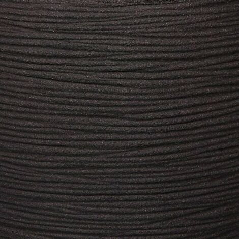 Vase Nature Rib Tapered 42x38 cm Black KBLR362 Capi