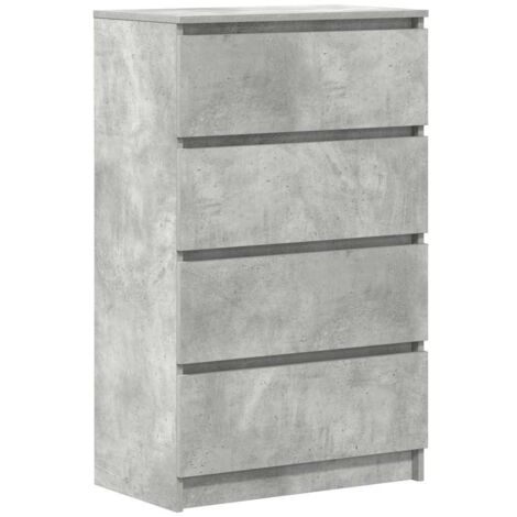 Sideboard Concrete Grey 60x35x98.5 cm Engineered Wood vidaXL
