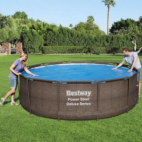 Solar Pool Cover Flowclear 356 cm Bestway
