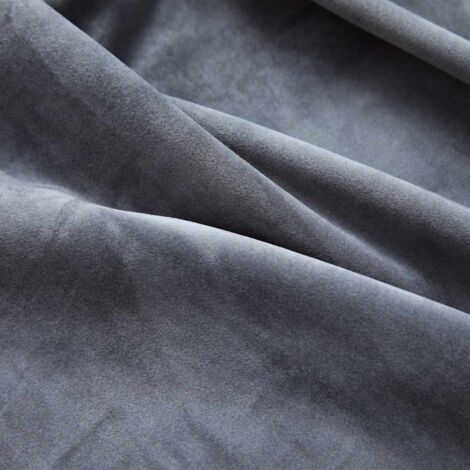 Blackout Curtains with Rings 2 pcs Velvet Anthracite 140x225 cm vidaXL