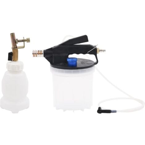 Pneumatic Brake Bleeder Extractor Pump with Filler Bottle 2 L vidaXL