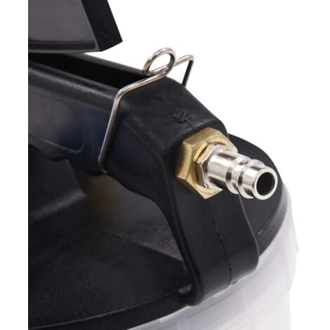 Pneumatic Brake Bleeder Extractor Pump with Filler Bottle 2 L vidaXL
