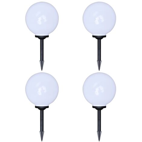 Outdoor Pathway Lamps 4 pcs LED 30 cm with Ground Spike vidaXL