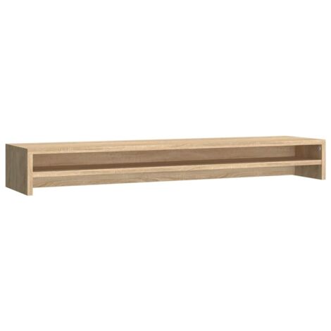 Monitor Stand Sonoma Oak 100x24x13 cm Engineered Wood vidaXL