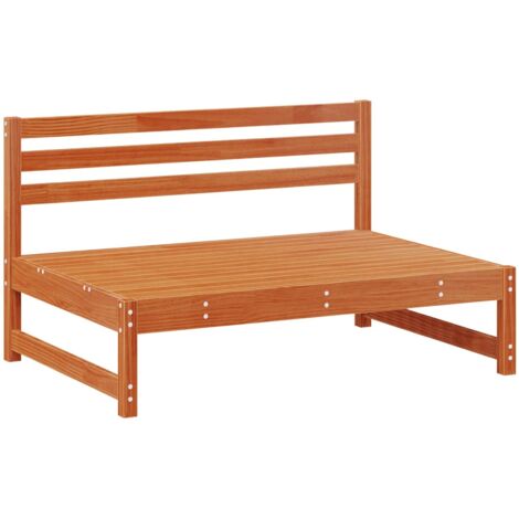 Sectional Sofa Units Solid Pine Wood Wax Brown 120 x 84 x 70 cm vidaXL (1/5)