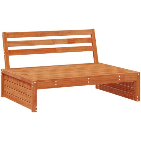 Sectional Sofa Units Solid Pine Wood Wax Brown 120 x 95 x 69 cm vidaXL (1/5)